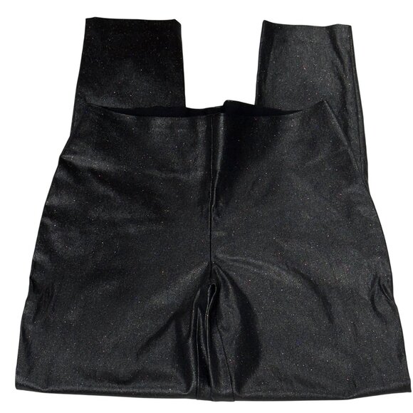 VERSONA Womens Contemporary Black Glittery Pants Stretch  Size 10 - Picture 10 of 11